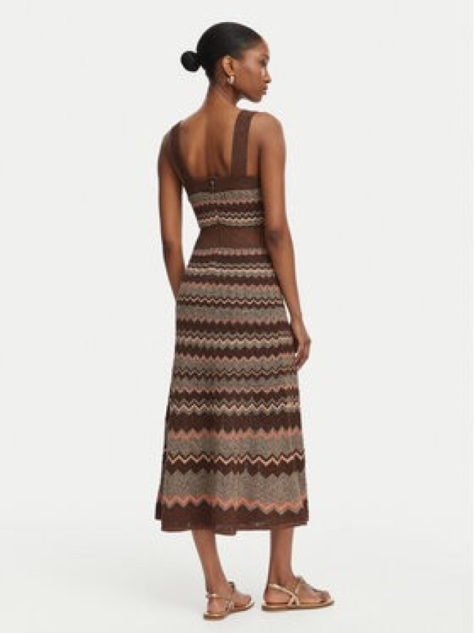 Marciano Guess Sukienka dzianinowa G6GK42 Z0640 Brązowy Regular Fit