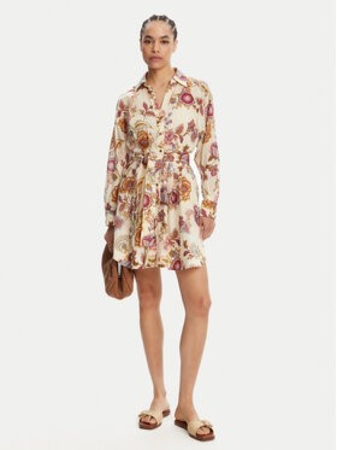 Devotion TWINS Sukienka koszulowa Lemon 025.316G Beżowy Loose Fit