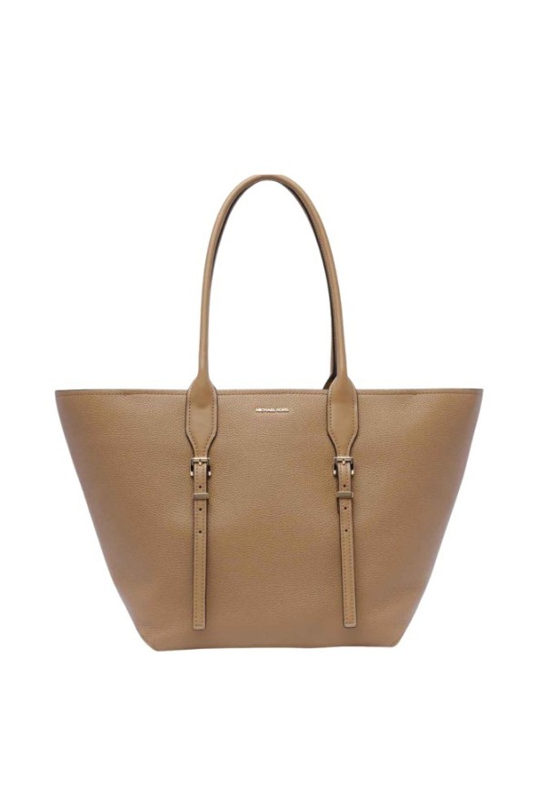 MICHAEL KORS Brązowa shopperka ze skóry