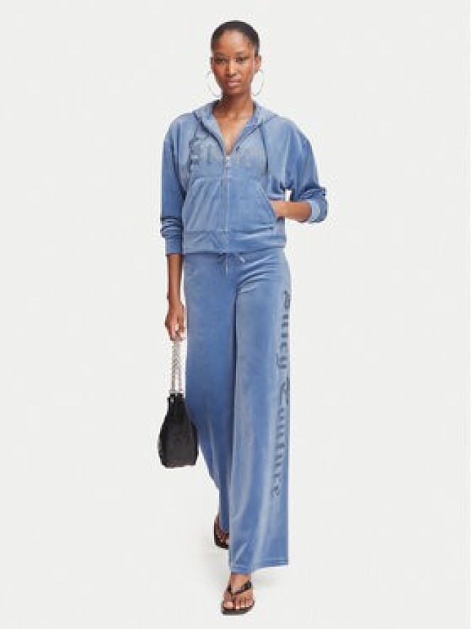 Juicy Couture Spodnie dresowe Old Gothic JCWBJ226334 Niebieski Regular Fit