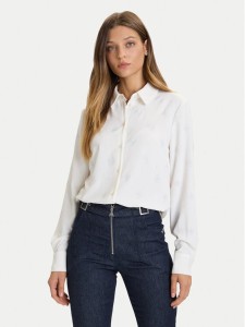 Guess Koszula W5BH80 W2982 Biały Regular Fit
