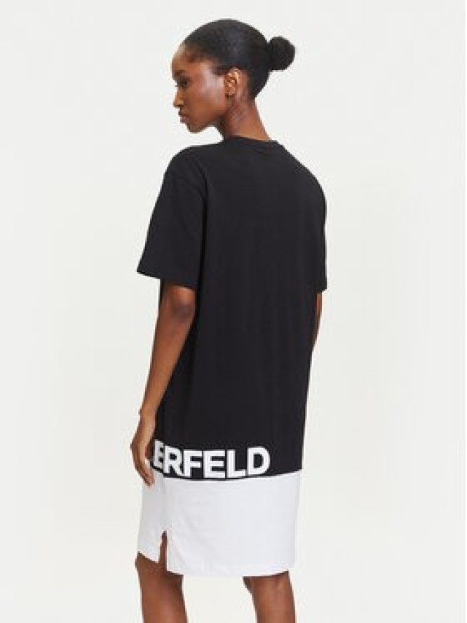 Karl Lagerfeld Jeans Sukienka codzienna A3W13005 Czarny Regular Fit