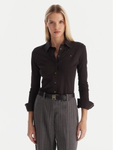 Tommy Hilfiger Koszula 1985 WW0WW43528 Czarny Slim Fit