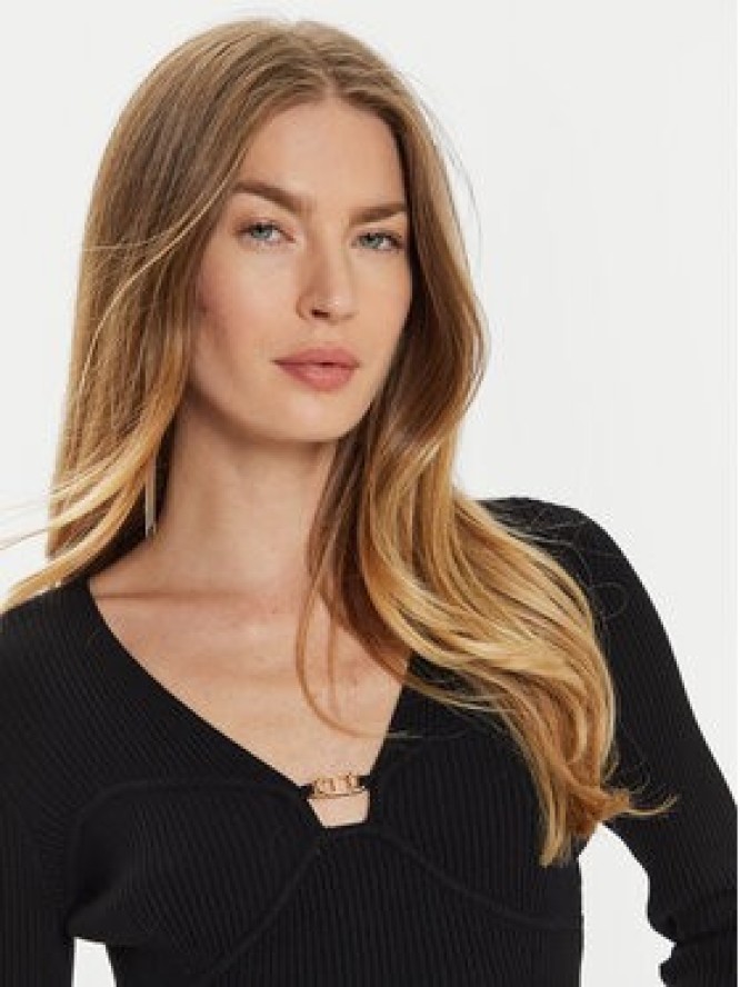 TWINSET Sweter 242TP3132 Czarny Slim Fit