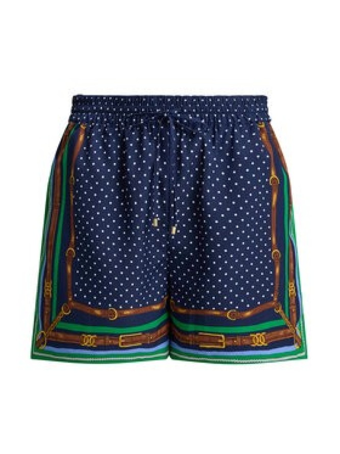 LAUREN RALPH LAUREN Szorty materiałowe 200B20822001 Granatowy Regular Fit