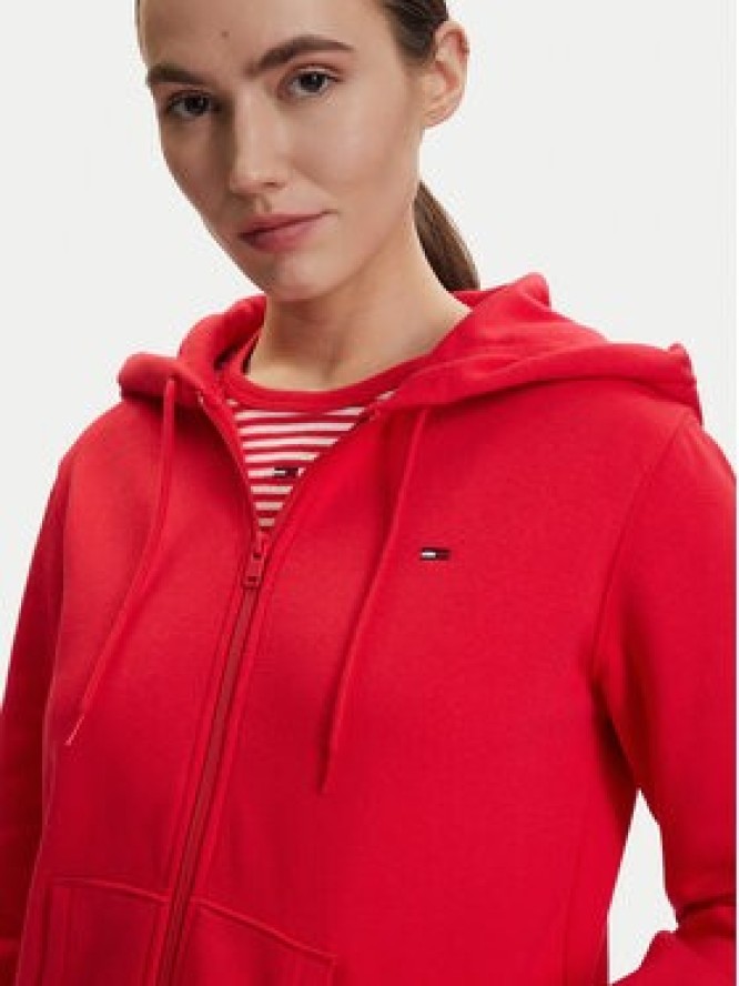 Tommy Jeans Bluza DW0DW19729 Czerwony Regular Fit