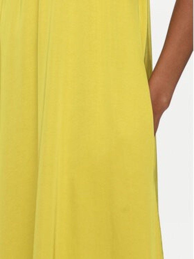 ViCOLO Sukienka koktajlowa TD0768 Żółty Regular Fit