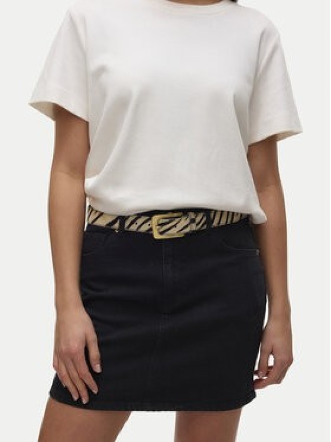 Vero Moda Spódnica jeansowa Tessa 10301536 Czarny Regular Fit