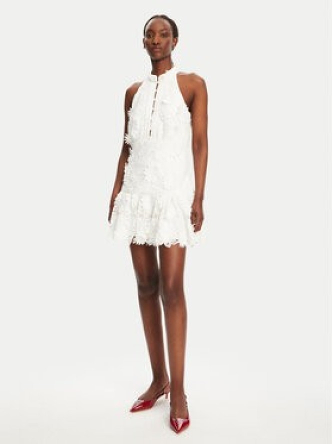 Bardot Sukienka koktajlowa Remy 59845DB Biały Slim Fit