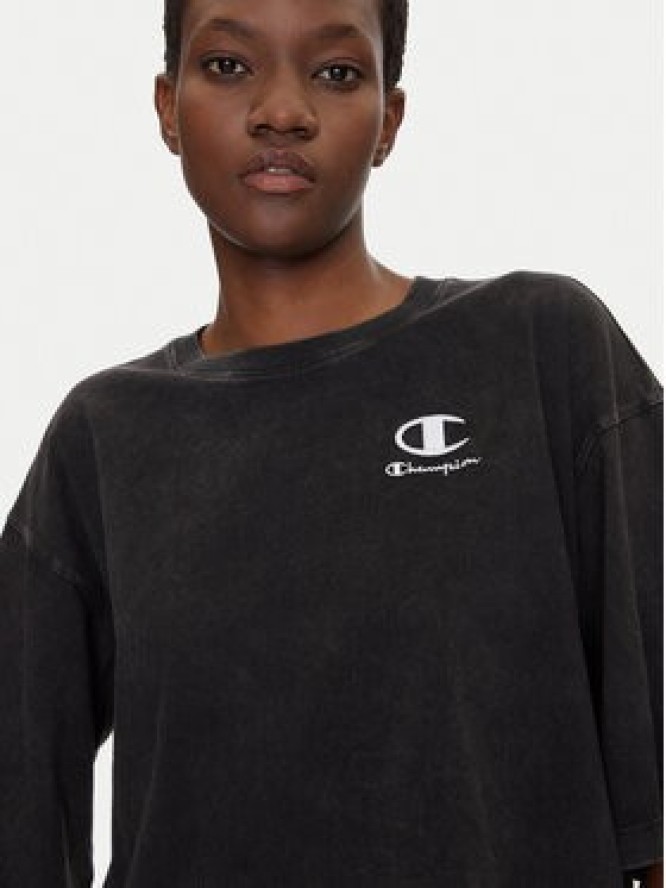 Champion T-Shirt 118023 Czarny Relaxed Fit