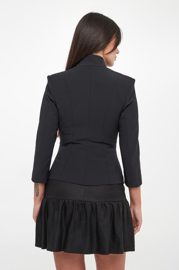 Żakiet z logowanym paskiem ELISABETTA FRANCHI