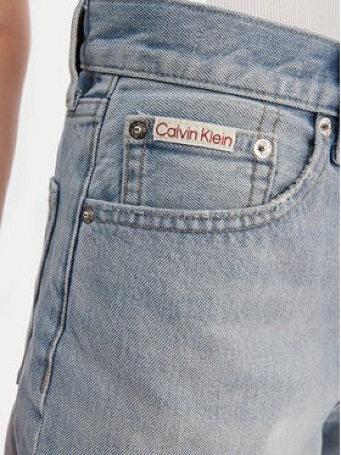 Calvin Klein Jeans Szorty jeansowe LV047F766G Niebieski Relaxed Fit