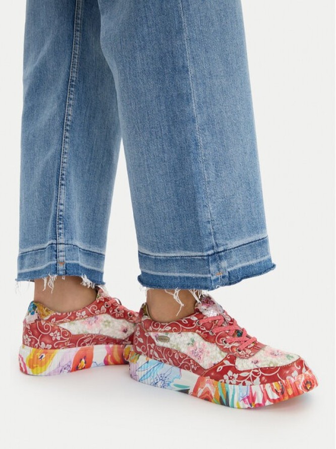 Laura Vita Sneakersy Soleno 03 Czerwony