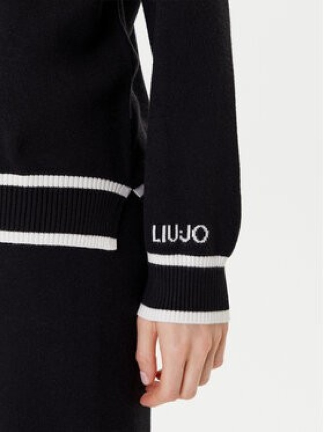 Liu Jo Sweter TF5230 MS59L Czarny Regular Fit