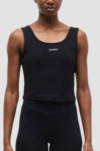 GUESS Czarny damski tank top Circe, Rozmiar S