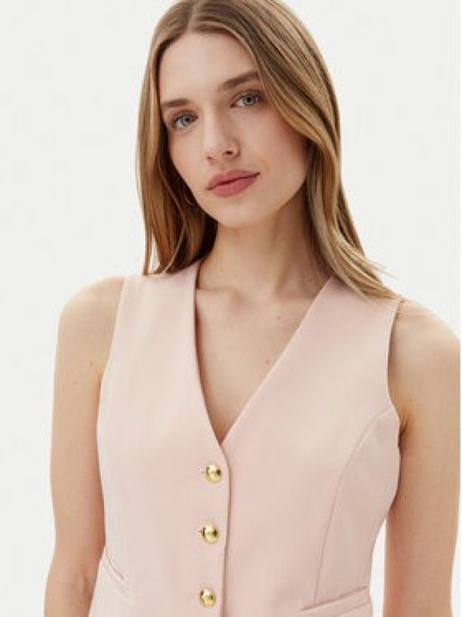 Maryley Kamizelka 25EB128/43PY Różowy Regular Fit