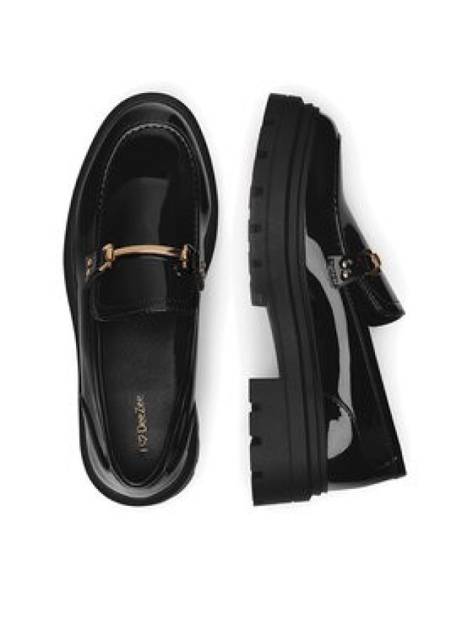 DeeZee Loafersy 58682-9 Czarny