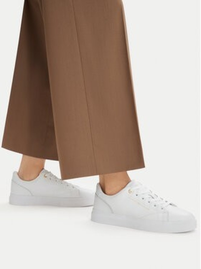 Tommy Hilfiger Sneakersy Th Feminine Cupsole Leather FW0FW09105 Biały