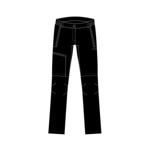 Damskie spodni trekkingowe stretch zippé z kieszeniami cargo CMP
