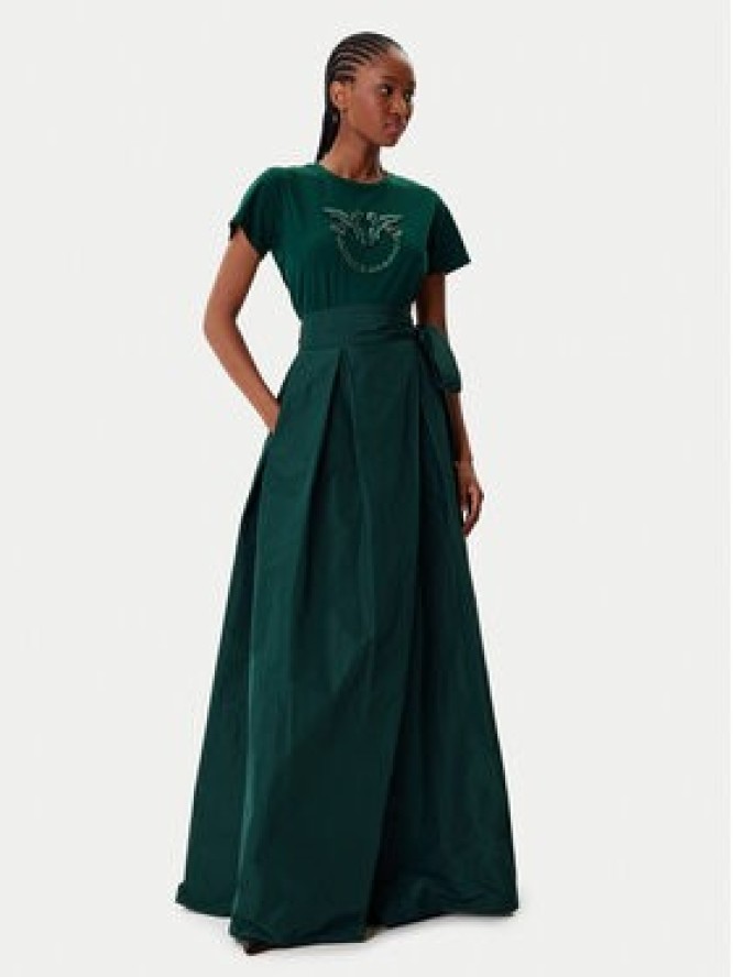 PINKO Spódnica maxi 105645 Y3LE Zielony Regular Fit