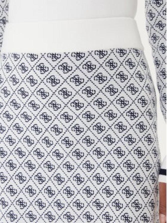 Guess Spódnica ołówkowa W5BD81 Z3JD2 Écru Slim Fit