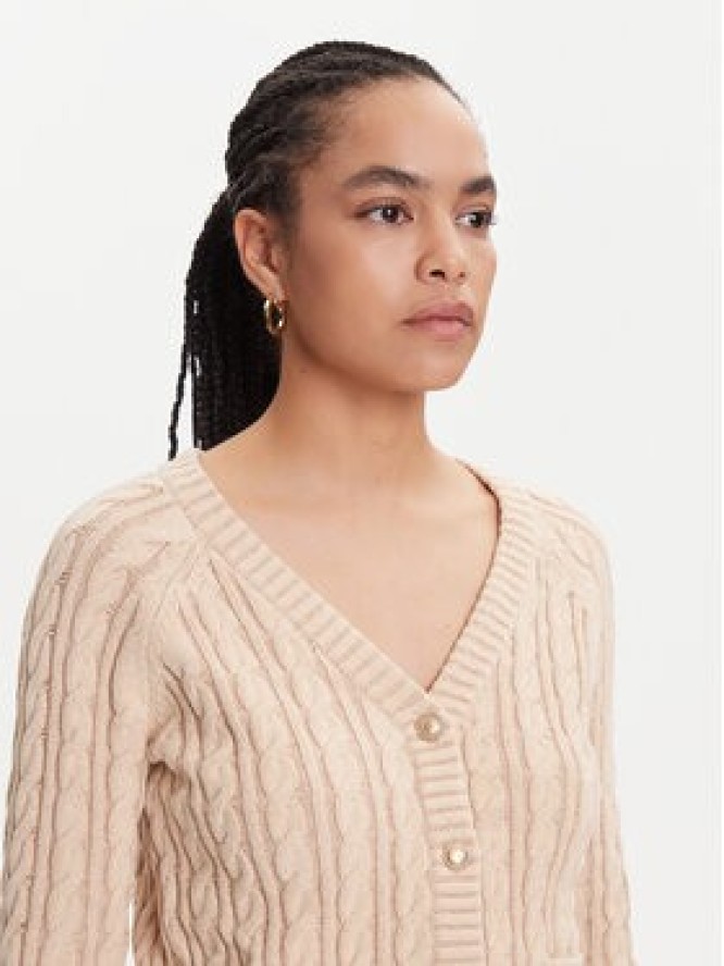 Guess Kardigan W5YR15 Z3OU0 Beżowy Regular Fit