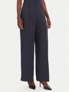 BOSS Spodnie palazzo Tiana4 50548479 Granatowy Regular Fit