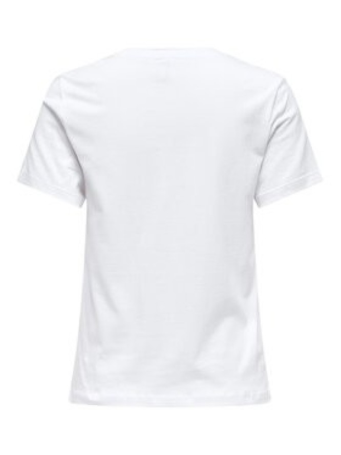 ONLY T-Shirt Polly 15317989 Biały Regular Fit