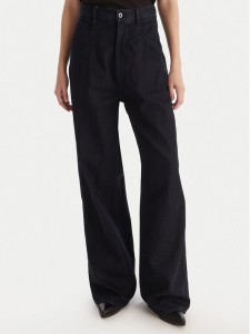G-Star Raw Jeansy Roos D27705-D536 Granatowy Wide Leg