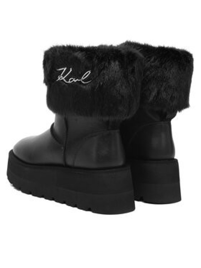 KARL LAGERFELD Śniegowce KL48655 Czarny