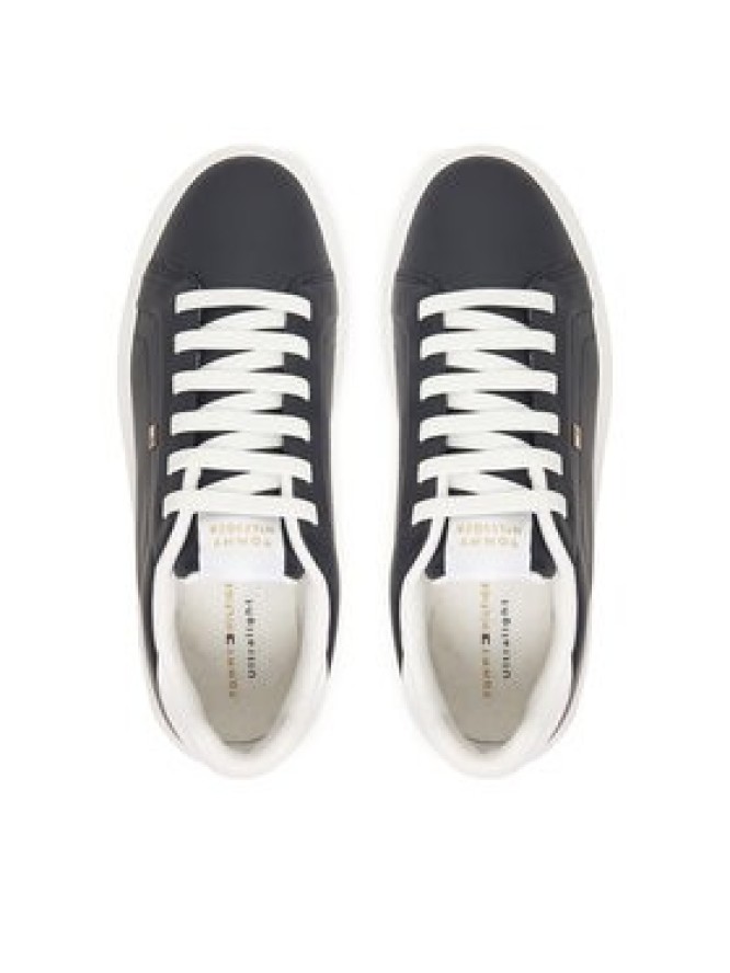 Tommy Hilfiger Sneakersy Icon Court Light Weight FW0FW08948 Granatowy