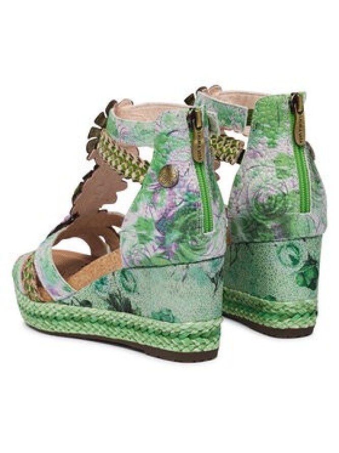 Laura Vita Sandały Facyo 72 Zielony