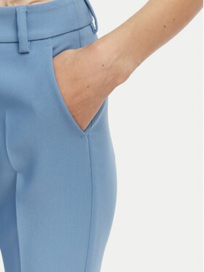 Weekend Max Mara Spodnie materiałowe Rana 2615131021 Błękitny Slim Fit