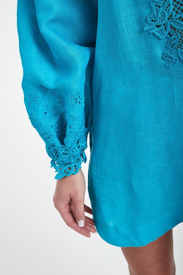 Tunika lniana ERMANNO SCERVINO LIFE