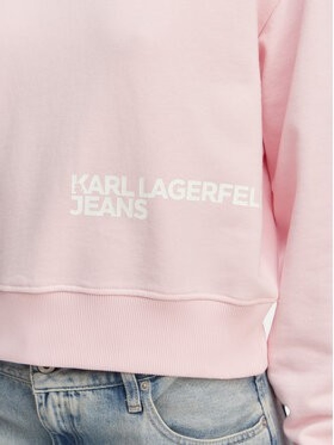 Karl Lagerfeld Jeans Bluza B2W20039 Różowy jasny Regular Fit