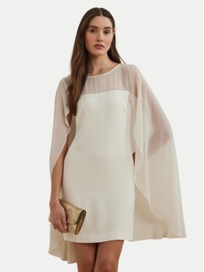 LAUREN RALPH LAUREN Sukienka koktajlowa 253963771001 Écru Regular Fit