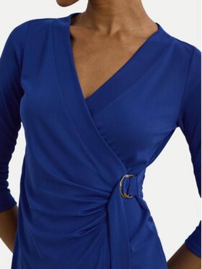 LAUREN RALPH LAUREN Bluzka 200889081020 Niebieski Slim Fit