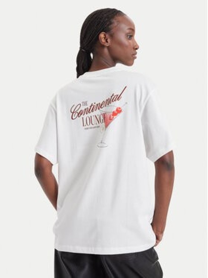 HUGO T-Shirt 50570362 Kremowy Regular Fit