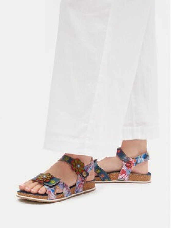 Laura Vita Sandały Brcyano 12 Granatowy