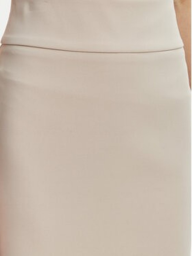 Rinascimento Spódnica ołówkowa CFC0128651003 Beżowy Slim Fit