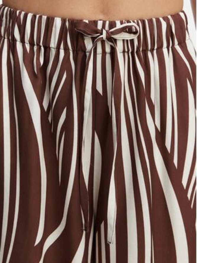 Seafolly Spodnie materiałowe Coastline 55541-PA Brązowy Wide Leg