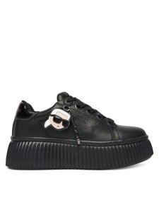 KARL LAGERFELD Sneakersy KL42376T Czarny