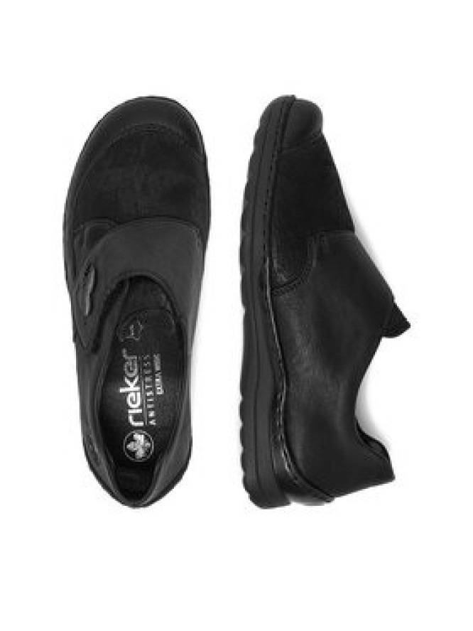 Rieker Półbuty 48954-00 Czarny