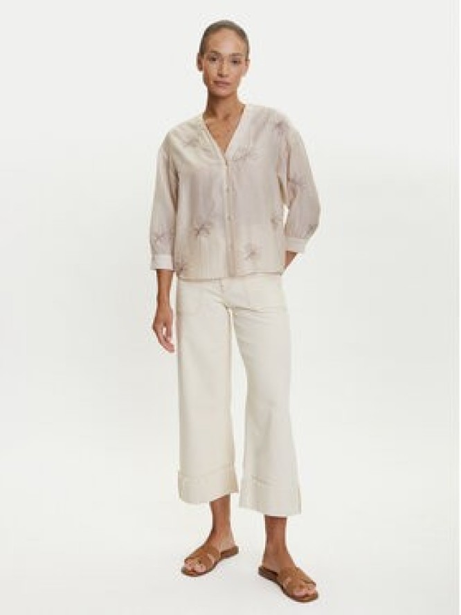 Tatuum Koszula Rue T2509.078 Beżowy Relaxed Fit