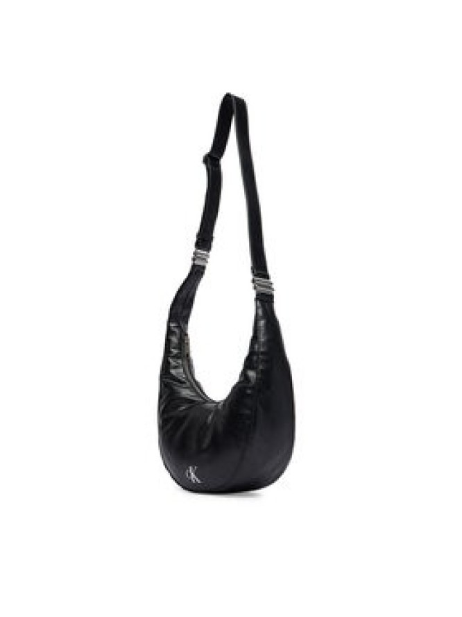 Calvin Klein Torebka Buckle Convertible Small Hobo LV04F3512G Czarny