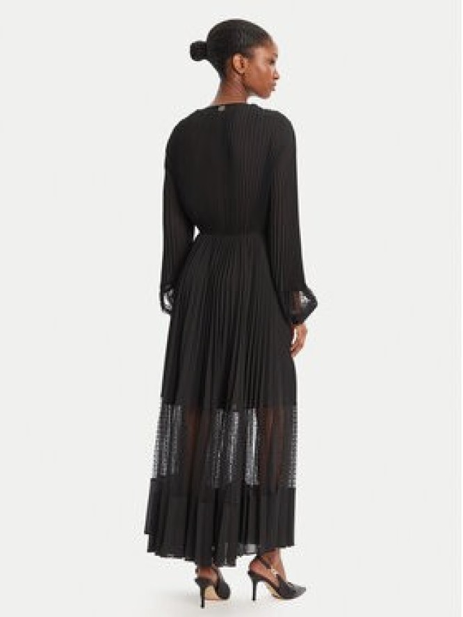 TWINSET Sukienka wieczorowa 252TP2641 Czarny Regular Fit