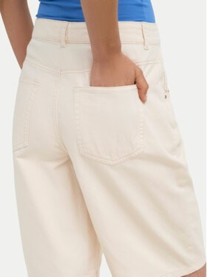 ONLY Bermudy Mate 15374734 Kremowy Loose Fit
