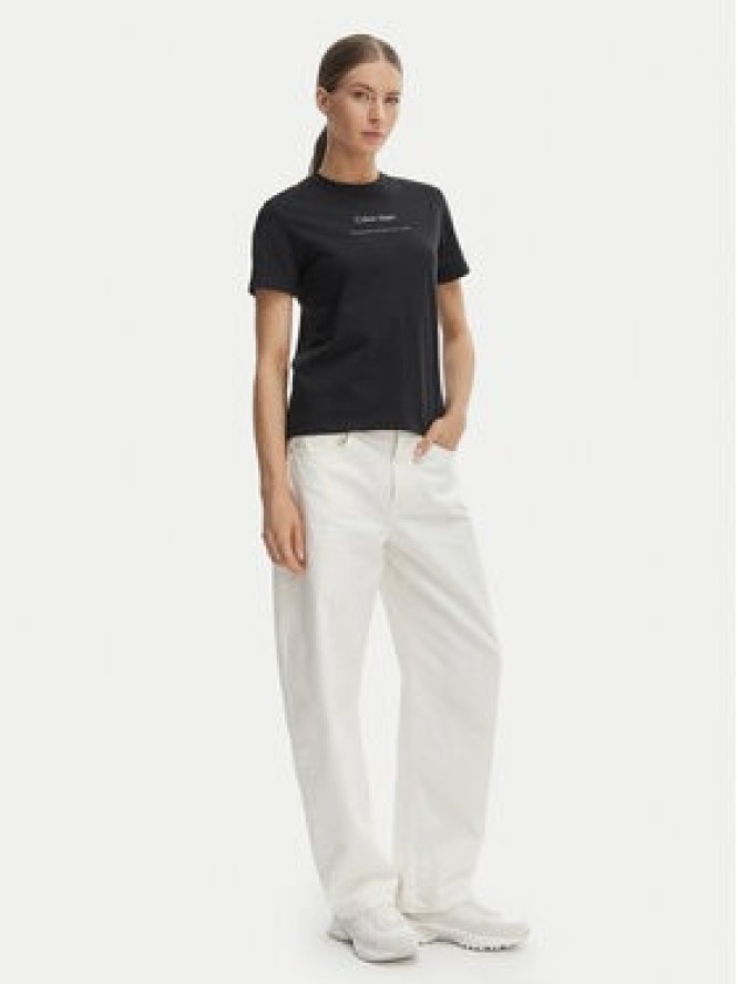 Calvin Klein Jeans T-Shirt Classic LV047C811G Czarny Regular Fit