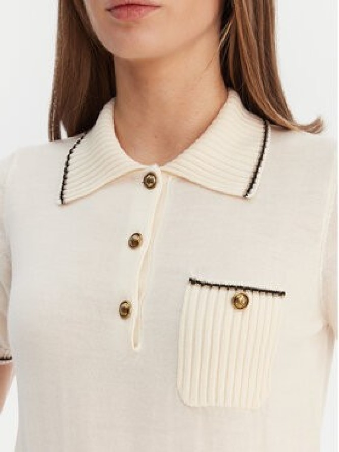 Luisa Spagnoli Polo Miconia 100295 Écru Regular Fit