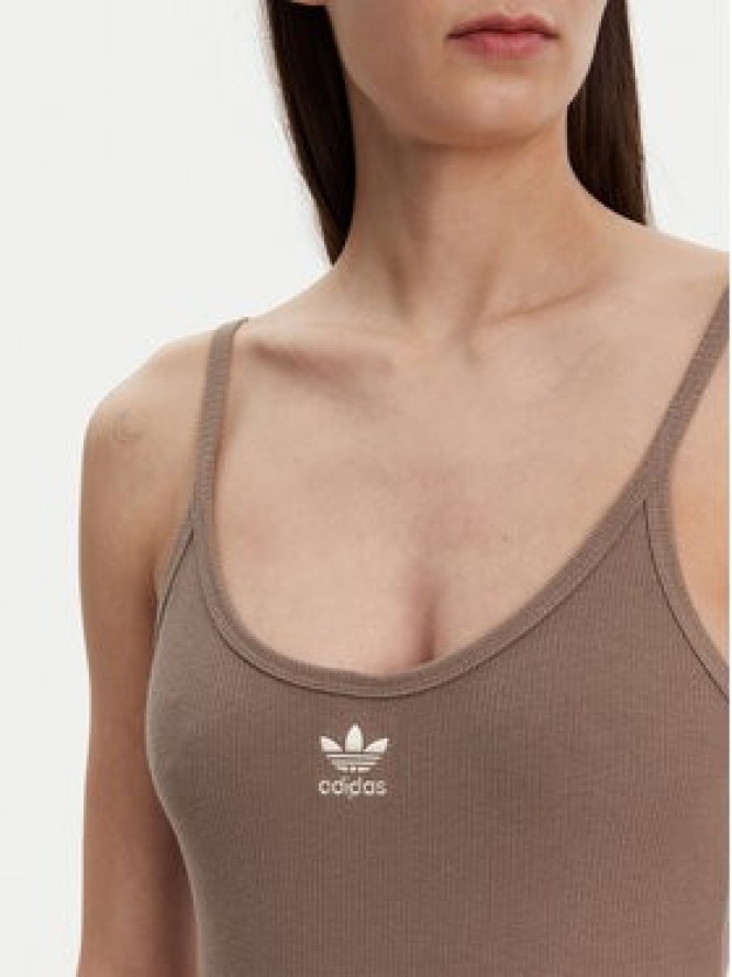 adidas Kombinezon Essentials JD1463 Beżowy Slim Fit